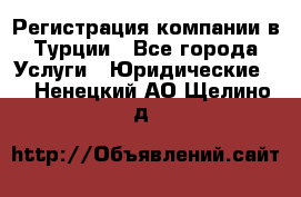 Регистрация компании в Турции - Все города Услуги » Юридические   . Ненецкий АО,Щелино д.